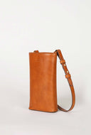 Cognac phone bag charlie