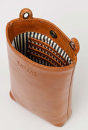 Cognac phone bag charlie