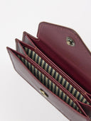 Dark cherry harmonica portemonnee