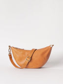 Cognac crossbody tas leo