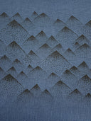 Donkerblauw t-shirt met opdruk bergen dots faded navy