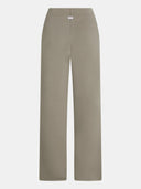 Wide leg ecru joggers