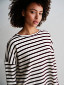 Gestreepte zachte sweater