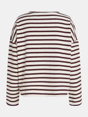Gestreepte zachte sweater