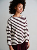 Gestreepte zachte sweater