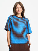 Blauw gestreept t-shirt tyra