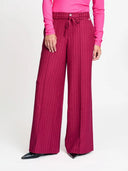 Donkerrode gestreepte pantalon jess