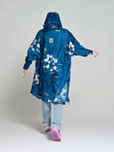 Regenponcho japanese blossom