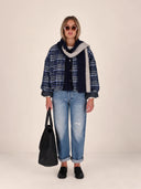 Geruite bomber jacket cidore