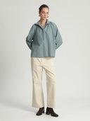 Groen gestreepte blouse tiziano