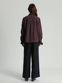 Rood geruite check blouse tito