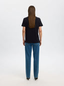 Zwart T-shirt essential ss o-neck