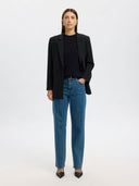 Zwart T-shirt essential ss o-neck