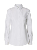 Gestreepte fitted blouse romie