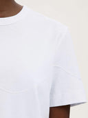 Wit t-shirt met borduurwerk mila