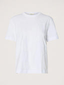 Wit t-shirt met borduurwerk mila