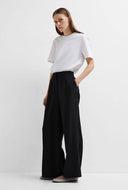 Zwarte pantalon tinni mw wide pant