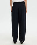Donkerblauwe barrel pantalon rita