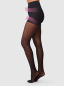 Zwarte panty 20 denier moa control top