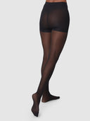 Zwarte panty 20 denier moa control top
