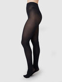 Zwarte panty visgraatpatroon nina fishbone