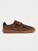 Bruine sneakers club suede brown
