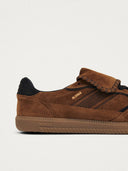 Bruine sneakers club suede brown