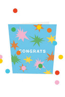 Confetti kaart congrats