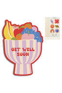 Cut-out cards get well soon