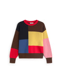 Colorblock trui petra