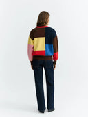 Colorblock trui petra