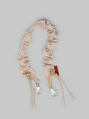 Beige tashengsel telefoonkoord bungee