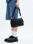 Bottle sacoche large puffer black