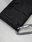Zwart telefoontasje phone sacoche black tech sateen