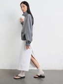 Zwarte leren slippers izzy