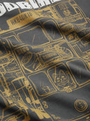 Oversized t-shirt met rugprint wbjuno tram tee