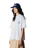 Wit t-shirt met rugprint wbbalo tiger tee