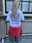 Wit t-shirt wbbalo sea tee
