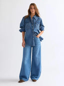Flared loose jeans canyon lasso