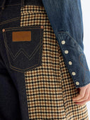 Geruite cowboy jeans