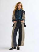 Geruite cowboy jeans